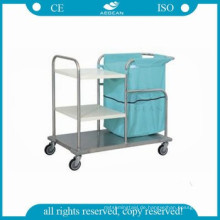 AG-SS018 Krankenhaus-Wäschewagen aus rostfreiem Stahl